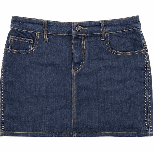 ZADIG&VOLTAIRE 데님 스터드 미니스커트 2