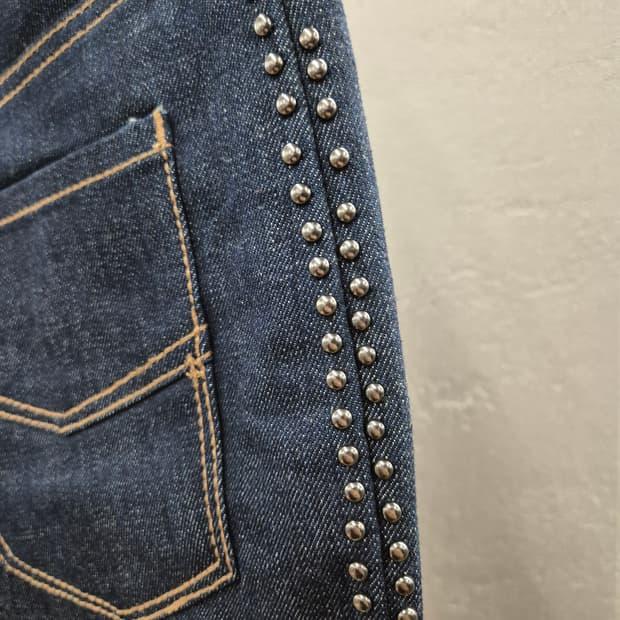 ZADIG&VOLTAIRE 데님 스터드 미니스커트 6