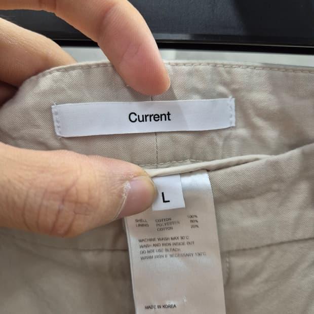 Current 베이지 핀턱 와이드 팬츠 L 7