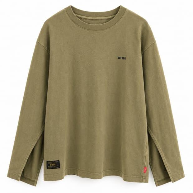 더블탭스 가먼트 다잉 롱슬리브 티셔츠 L 2