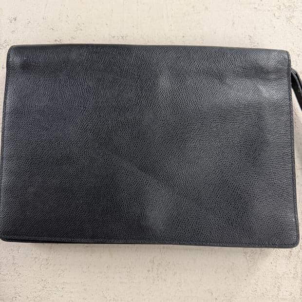 베르사체 정품 블랙 가죽 클러치백 5