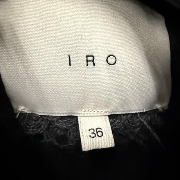 IRO 그레이 알파카 부클레 베스트 36사이즈 6