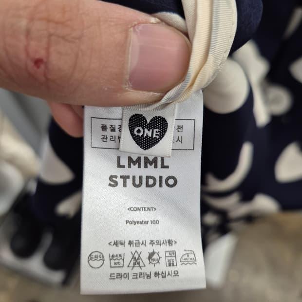 LMML STUDIO 하트 패턴 리버스 롱로브 6