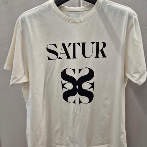 세터 SATUR 반팔 티셔츠 L 아이보리 3