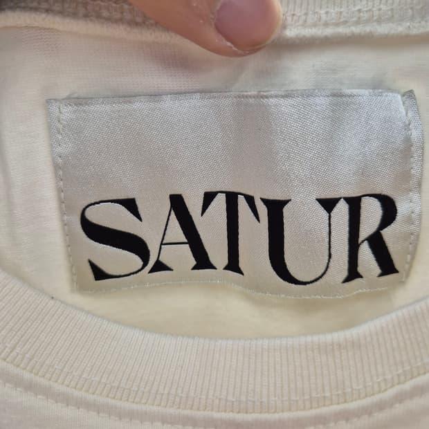 세터 SATUR 반팔 티셔츠 L 아이보리 7