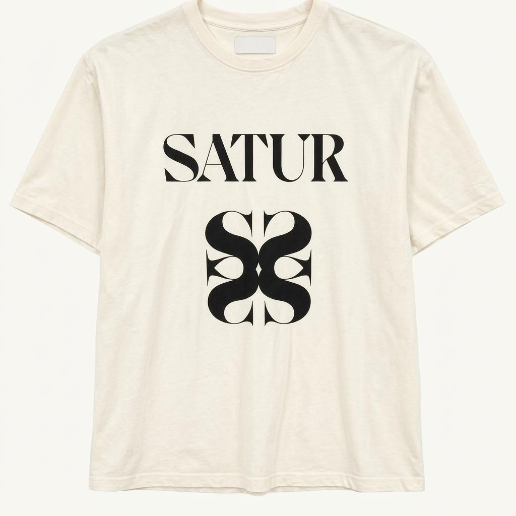 세터 SATUR 반팔 티셔츠 L 아이보리 1