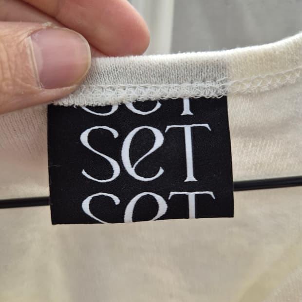 SETSETSET 아이보리 슬리브리스 FREE 7