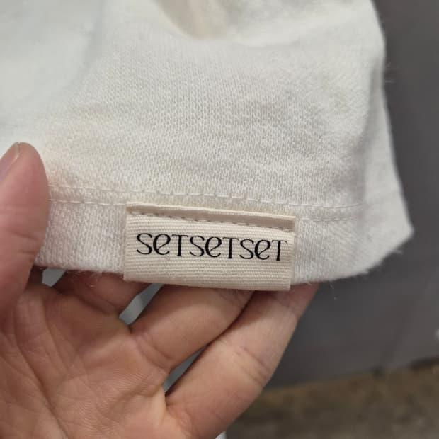 SETSETSET 아이보리 슬리브리스 FREE 5