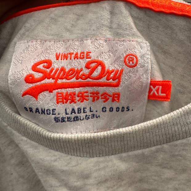 수퍼드라이 그레이 반팔 티셔츠 XL 5
