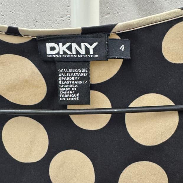 DKNY 도트 패턴 반팔 원피스 4