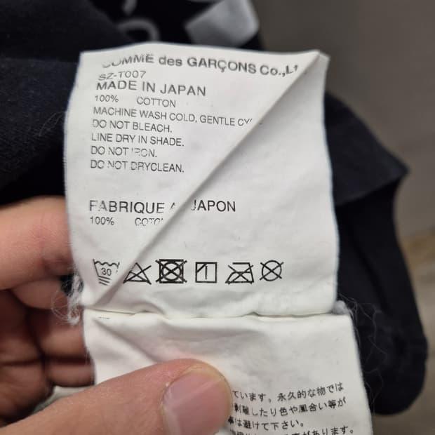 꼼데가르송 CDG 롱슬리브 티셔츠 블랙 S 8