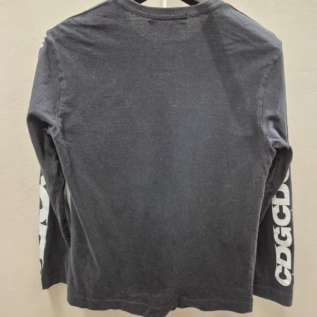 꼼데가르송 CDG 롱슬리브 티셔츠 블랙 S 4