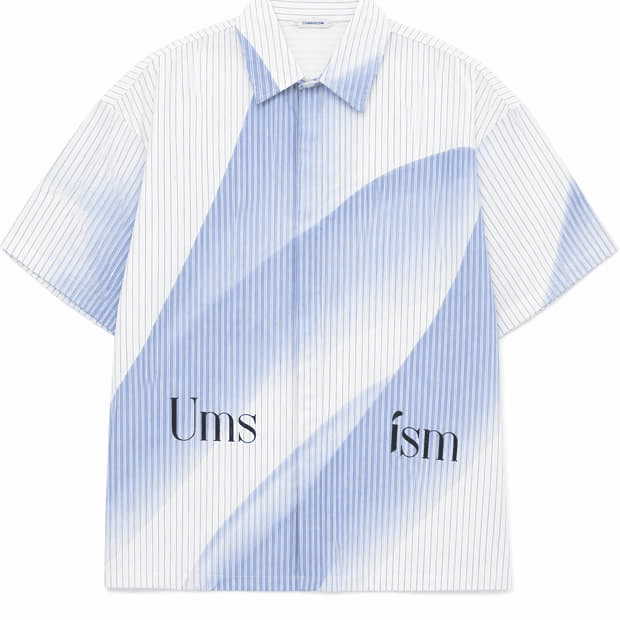 UMAMIISM 스트라이프 셔츠 화이트 L 2