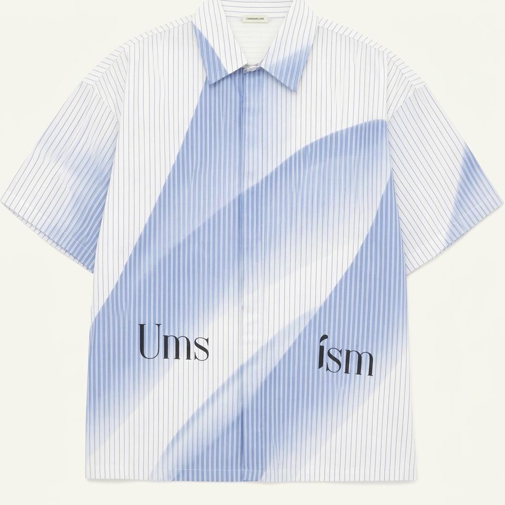 UMAMIISM 스트라이프 셔츠 화이트 L 1