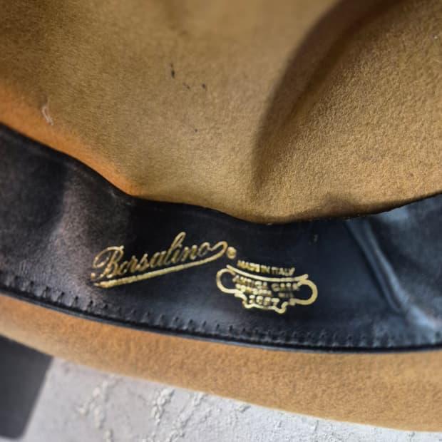Borsalino 페도라 카멜색 7