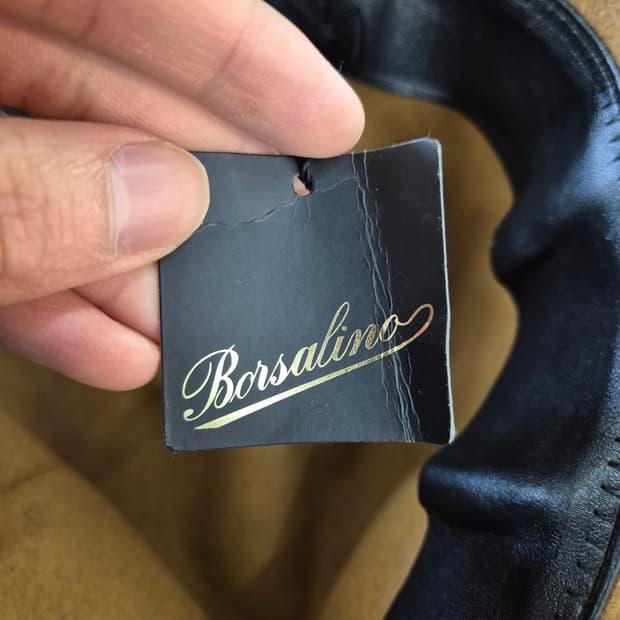 Borsalino 페도라 카멜색 9