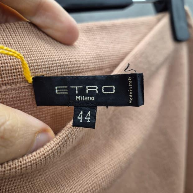 ETRO 밀라노 니트 스커트 44 핑크 5
