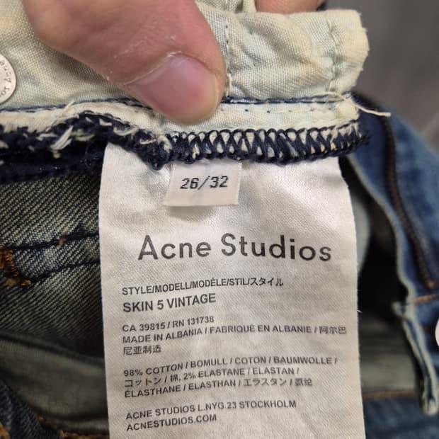 Acne Studios 스킨 5 빈티지 청바지 26/32 7
