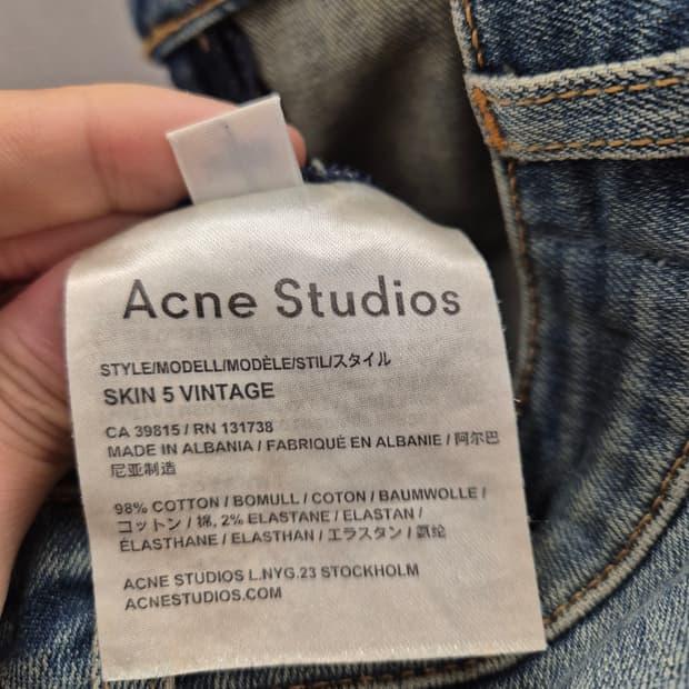 Acne Studios 스킨 5 빈티지 청바지 26/32 5