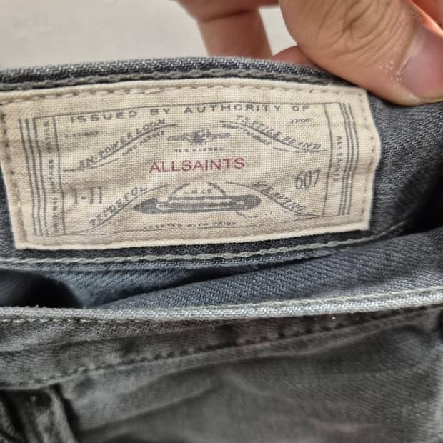 ALLSAINTS 나일 테이퍼핏 그레이진 W28 8