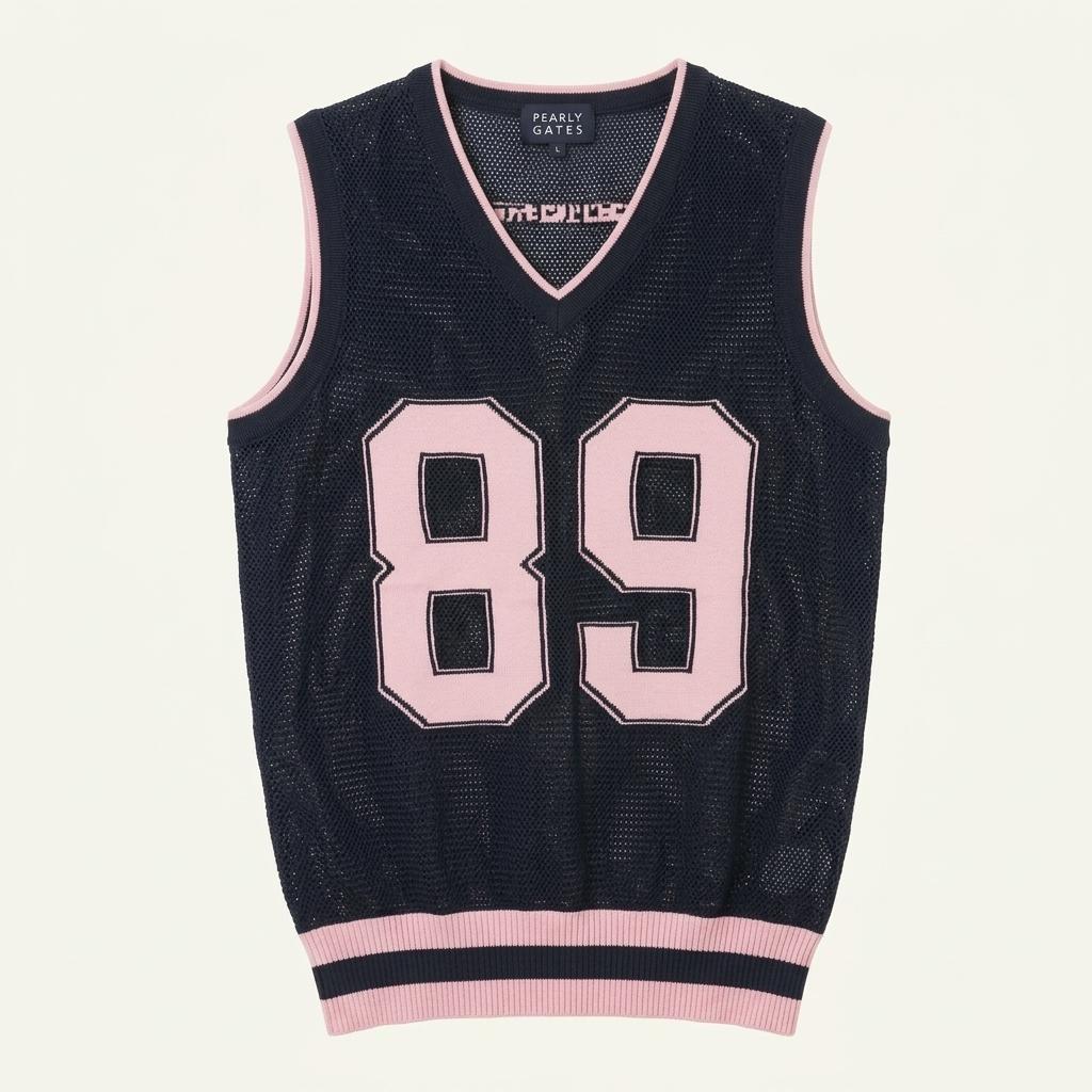 PEARLY GATES 네이비 89 니트 조끼 1 1