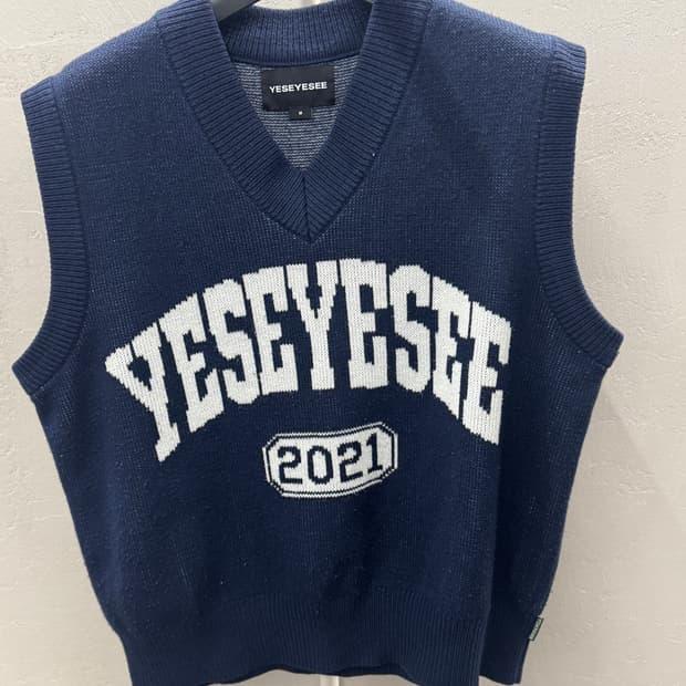 YESEEYESEE 네이비 니트 조끼 M 3