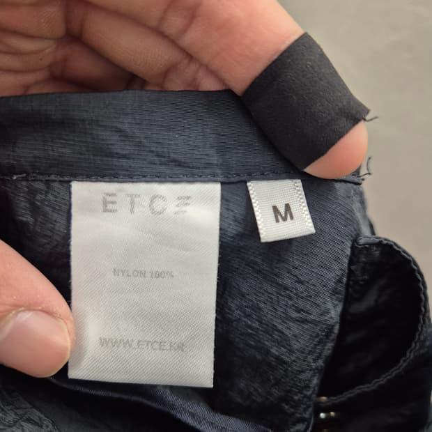 ETCE 나일론 카고 블랙 팬츠 M 9