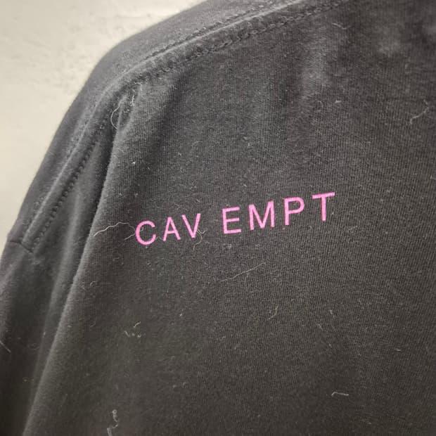 CAV EMPT 블랙 그래픽 반팔 티셔츠 L 5