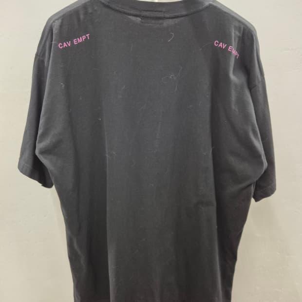 CAV EMPT 블랙 그래픽 반팔 티셔츠 L 4