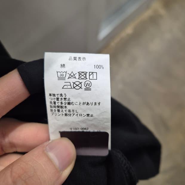 CAV EMPT 블랙 그래픽 반팔 티셔츠 L 8