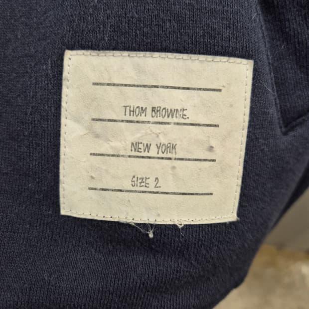 톰브라운 네이비 후드집업 2 5
