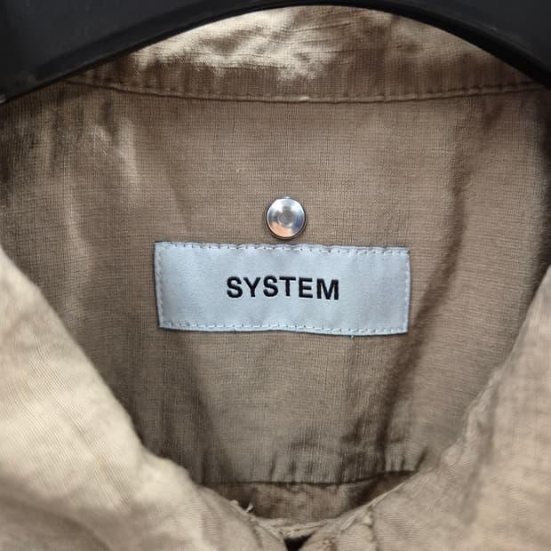 SYSTEM 반팔 셔츠 카키색 100 5