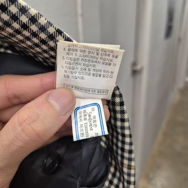 생로랑 체크 블레이저 38(A) 8