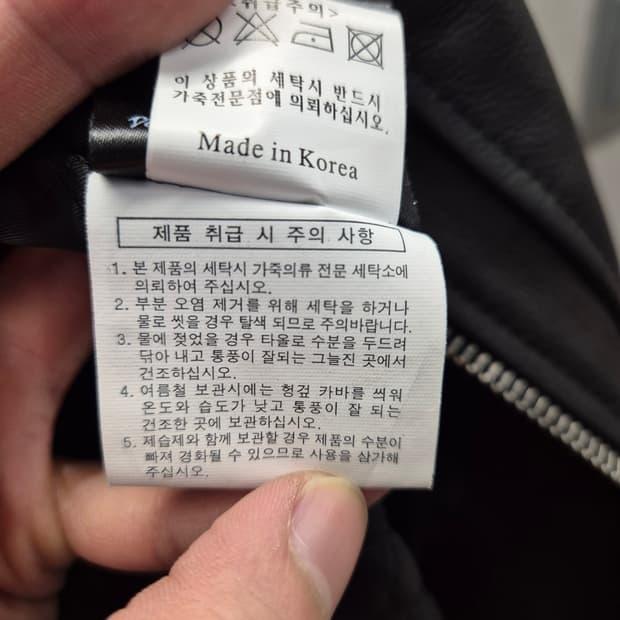 Noir Larmes 레더 봄버 자켓 8