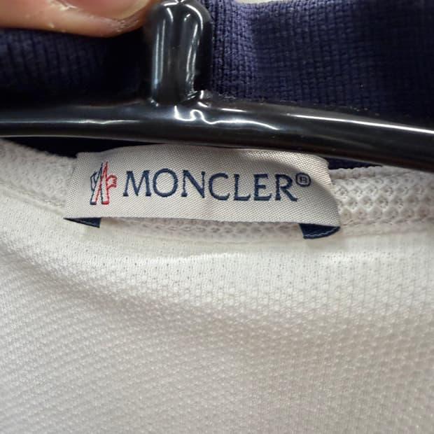 몽클레르 화이트 폴로 카라티셔츠 M 4