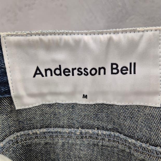 Andersson Bell 패치워크 와이드 데님 팬츠 M 8