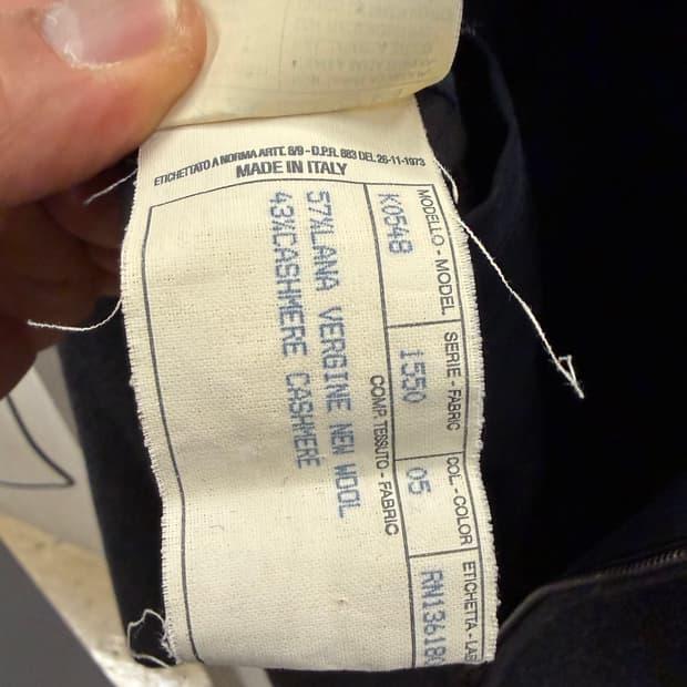 살바토레 페라가모 캐시미어 울 코트 46 8
