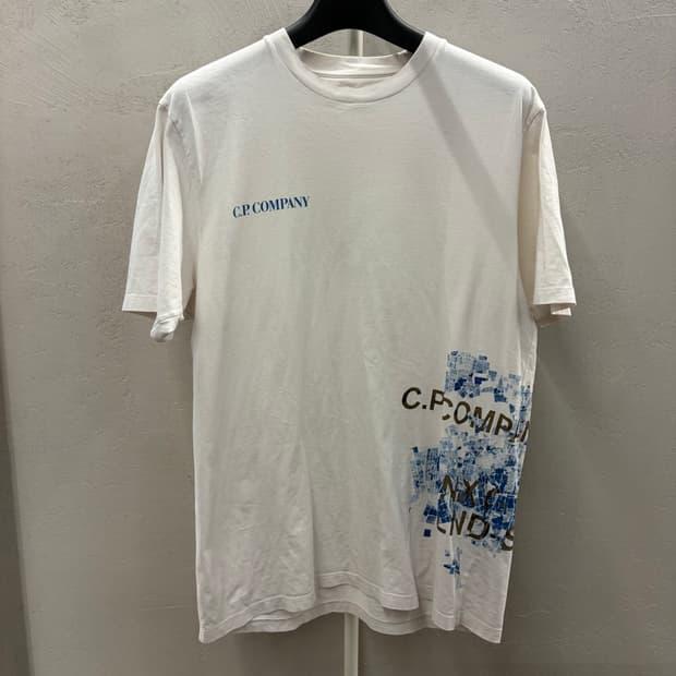 C.P. COMPANY 화이트 반팔티 XL 3