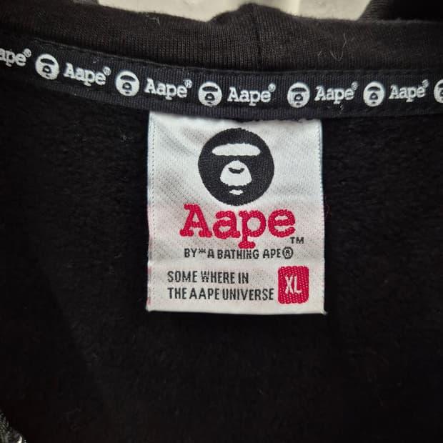Aape by Bathing Ape 후드집업 XL 블랙 4