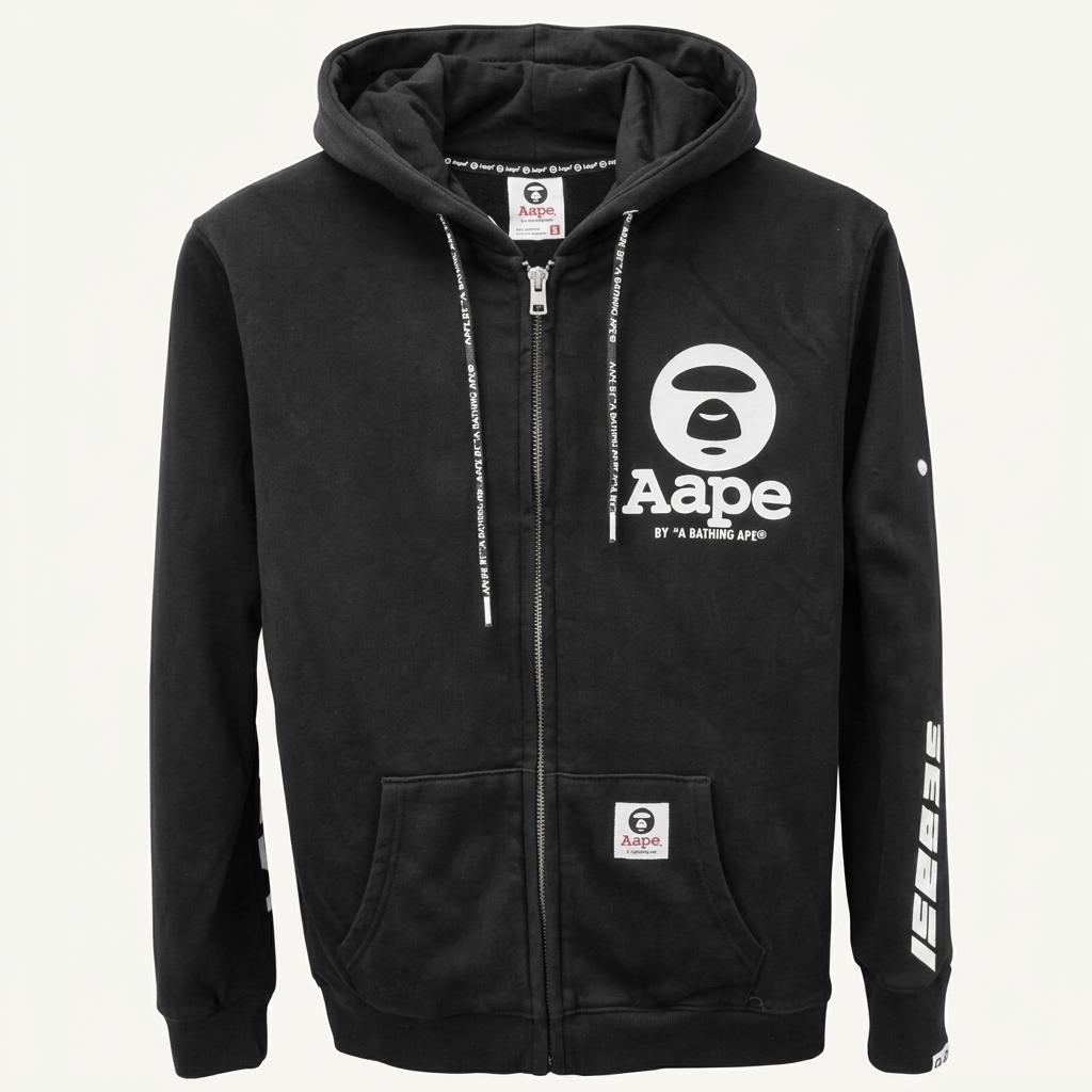 Aape by Bathing Ape 후드집업 XL 블랙 1