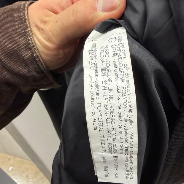ZARA 블랙 양가죽 자켓 M 5