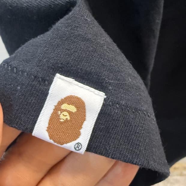 베이프 컬리지 반팔 티셔츠 블랙 2XL 9