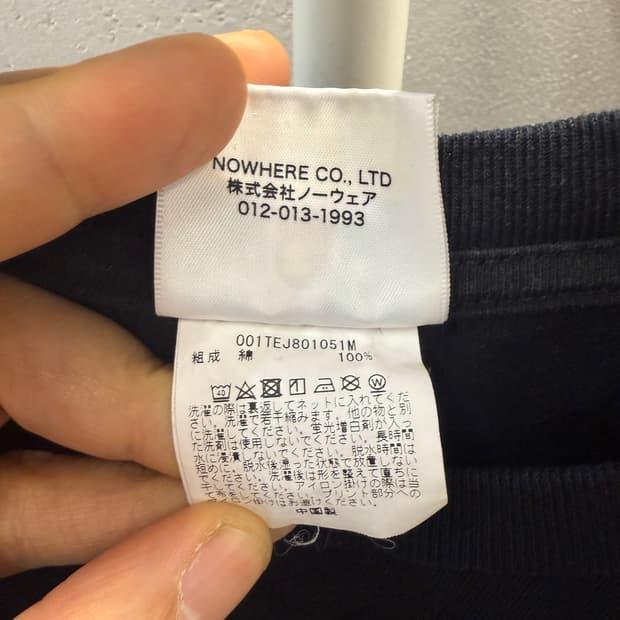 베이프 컬리지 반팔 티셔츠 블랙 2XL 5
