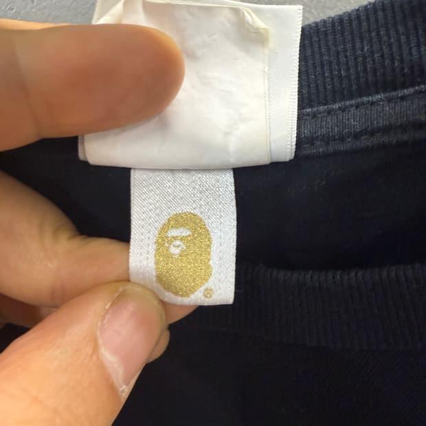 베이프 컬리지 반팔 티셔츠 블랙 2XL 6