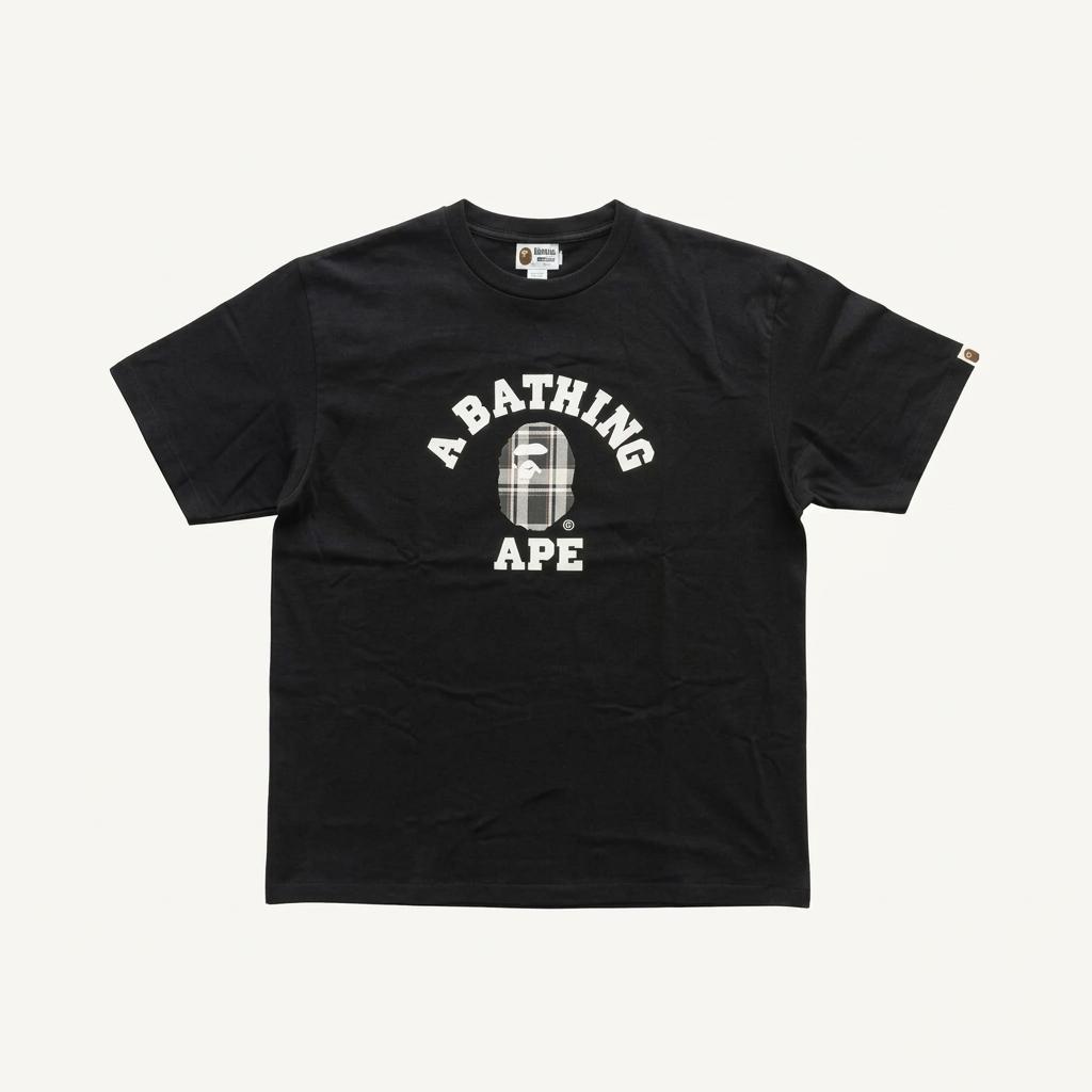 베이프 컬리지 반팔 티셔츠 블랙 2XL 1