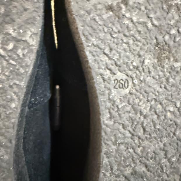 GU 리얼레더 블랙 모카신 슈즈 260mm 6