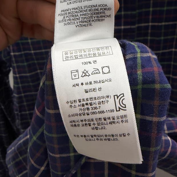 랄프로렌 남성 체크 셔츠 S 5