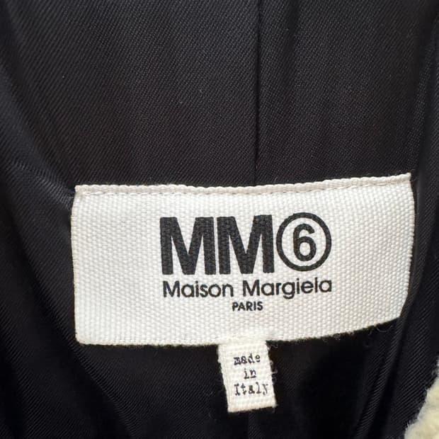 MM6 메종마르지엘라 정품 체크 롱코트 42 4