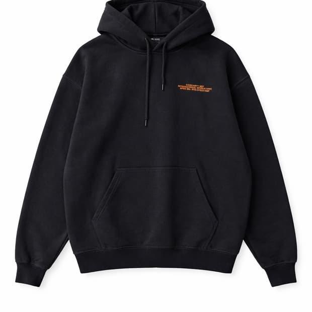 칼하트 WIP 프린팅 후드티 블랙 XL 2