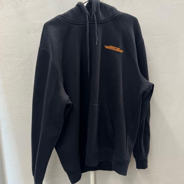 칼하트 WIP 프린팅 후드티 블랙 XL 3
